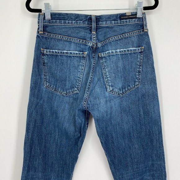 Citizens of Humanity Liya Classic Fit Jeans Size 24 High Rise Cotton Denim Blue - Picture 8 of 12